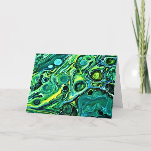 Abstracte kleurenstudie 323, kaart (Voorkant)