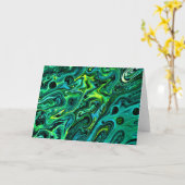 Abstracte kleurenstudie 325, kaart (Gele Bloem)