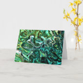 Abstracte kleurenstudie 327, kaart (Gele Bloem)