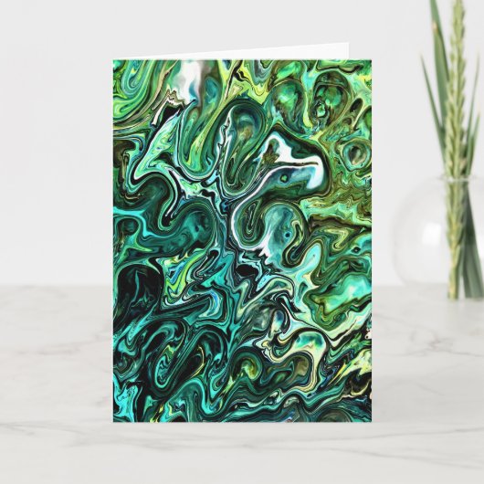 Abstracte kleurenstudie 327, kaart (Voorkant)