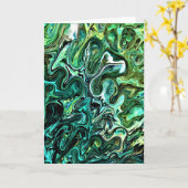 Abstracte kleurenstudie 327, kaart (Gele Bloem)