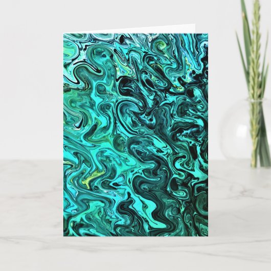 Abstracte kleurenstudie 329, kaart (Voorkant)