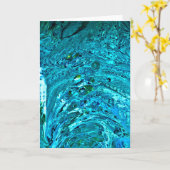 Abstracte kleurenstudie 32, kaart (Gele Bloem)