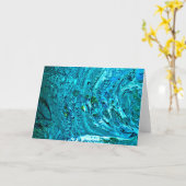 Abstracte kleurenstudie 32, kaart (Gele Bloem)