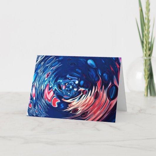 Abstracte kleurenstudie 330, kaart (Voorkant)