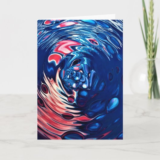 Abstracte kleurenstudie 330, kaart (Voorkant)