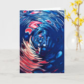 Abstracte kleurenstudie 330, kaart (Gele Bloem)