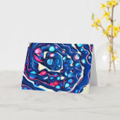 Abstracte kleurenstudie 331, kaart (Gele Bloem)