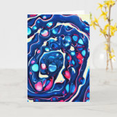 Abstracte kleurenstudie 331, kaart (Gele Bloem)