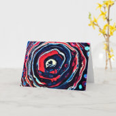 Abstracte kleurenstudie 332, kaart (Gele Bloem)