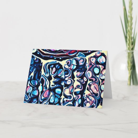 Abstracte kleurenstudie 334, kaart (Voorkant)