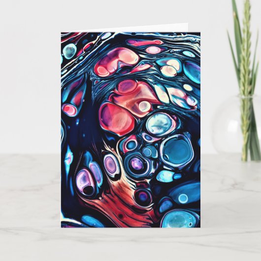Abstracte kleurenstudie 335, kaart (Voorkant)