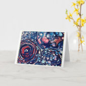 Abstracte kleurenstudie 336, Kaart (Gele Bloem)