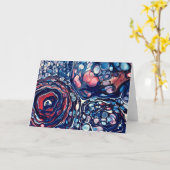 Abstracte kleurenstudie 336, kaart (Gele Bloem)