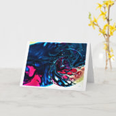 Abstracte kleurenstudie 337, Kaart (Gele Bloem)