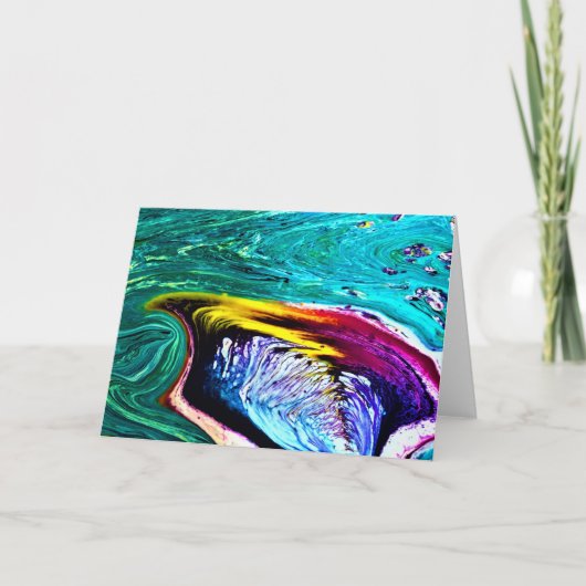 Abstracte kleurenstudie 33, kaart (Voorkant)