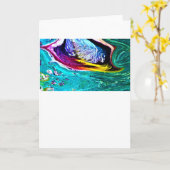 Abstracte kleurenstudie 33, Kaart (Gele Bloem)