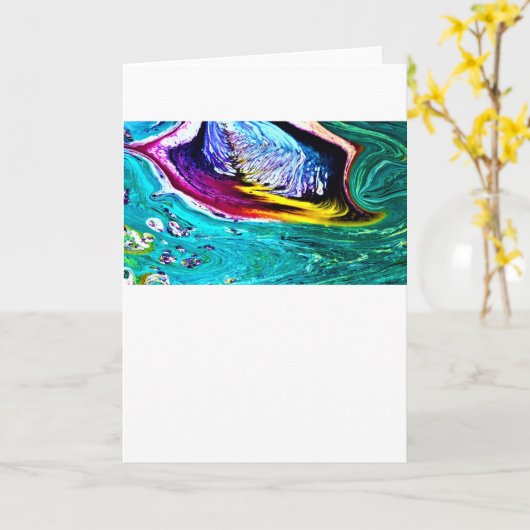 Abstracte kleurenstudie 33, Kaart (Gele Bloem)