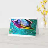 Abstracte kleurenstudie 33, Kaart (Gele Bloem)