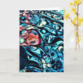 Abstracte kleurenstudie 340, kaart (Gele Bloem)