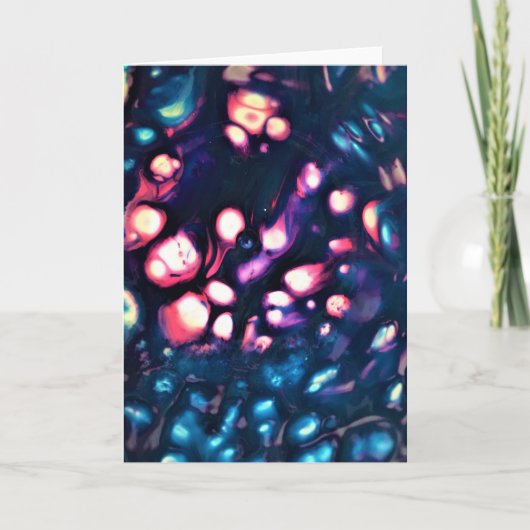 Abstracte kleurenstudie 341, kaart (Voorkant)