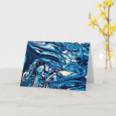 Abstracte kleurenstudie 342, kaart (Gele Bloem)