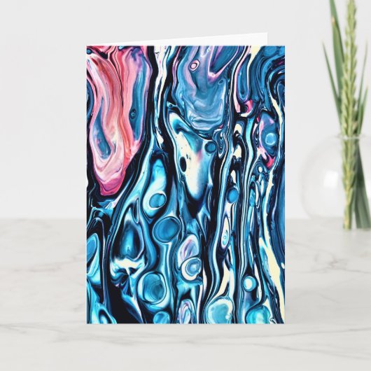 Abstracte kleurenstudie 343, kaart (Voorkant)