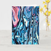 Abstracte kleurenstudie 343, kaart (Gele Bloem)