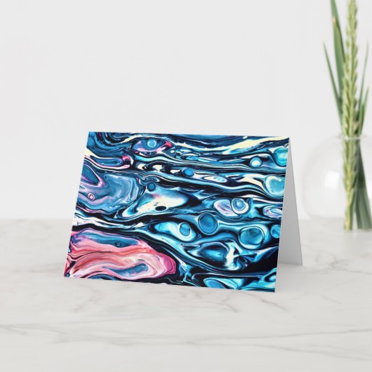 Abstracte kleurenstudie 343, kaart (Voorkant)