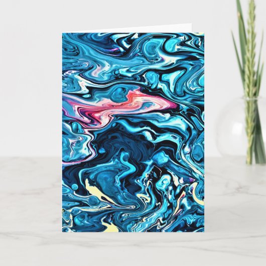 Abstracte kleurenstudie 345, kaart (Voorkant)