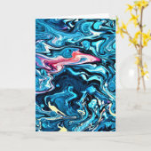 Abstracte kleurenstudie 345, kaart (Gele Bloem)