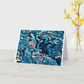 Abstracte kleurenstudie 347, kaart (Gele Bloem)