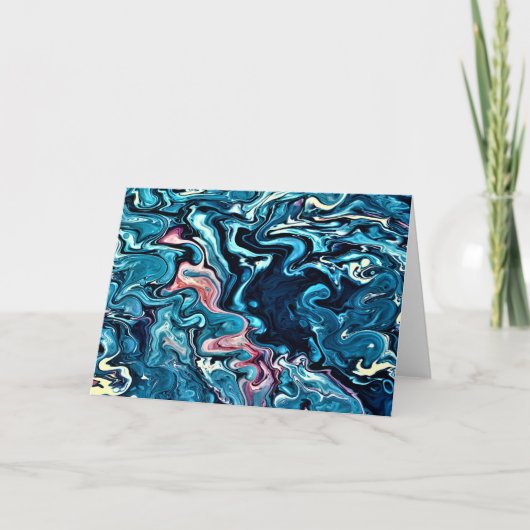 Abstracte kleurenstudie 347, kaart (Voorkant)