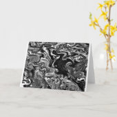 Abstracte kleurenstudie 347 / Noir, kaart (Gele Bloem)