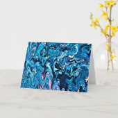 Abstracte kleurenstudie 348, kaart (Gele Bloem)