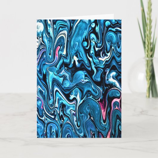 Abstracte kleurenstudie 349, kaart (Voorkant)