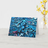 Abstracte kleurenstudie 349, kaart (Gele Bloem)