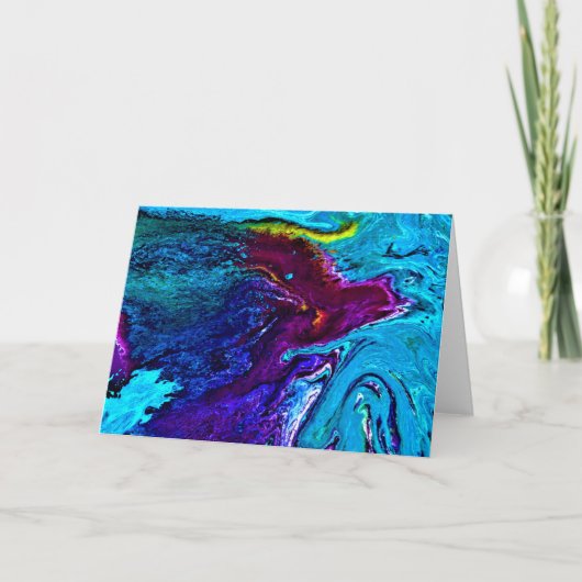 Abstracte kleurenstudie 34, kaart (Voorkant)