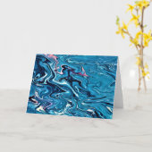 Abstracte kleurenstudie 353, kaart (Gele Bloem)