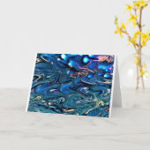 Abstracte kleurenstudie 354, kaart (Gele Bloem)