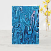 Abstracte kleurenstudie 358, kaart (Gele Bloem)