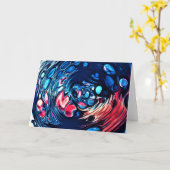 Abstracte kleurenstudie 365, kaart (Gele Bloem)