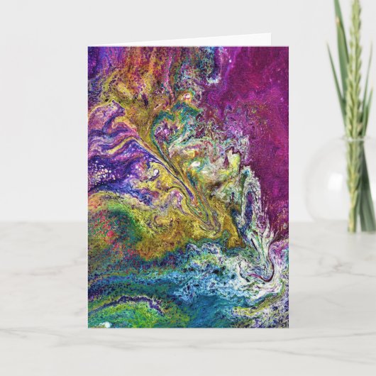 Abstracte kleurenstudie 36, kaart (Voorkant)