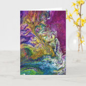 Abstracte kleurenstudie 36, kaart (Gele Bloem)