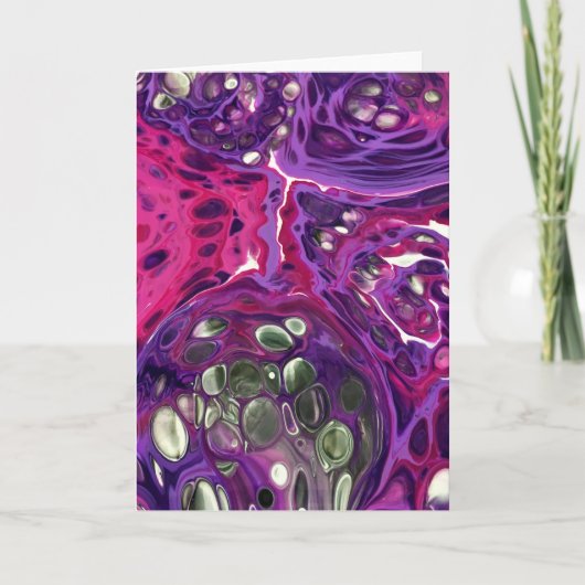 Abstracte kleurenstudie 371, kaart (Voorkant)