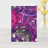 Abstracte kleurenstudie 371, kaart (Gele Bloem)