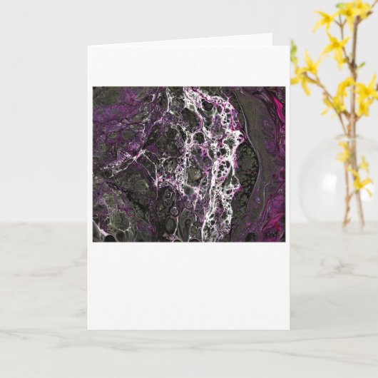 Abstracte kleurenstudie 375, kaart (Gele Bloem)