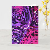 Abstracte kleurenstudie 378, kaart (Gele Bloem)