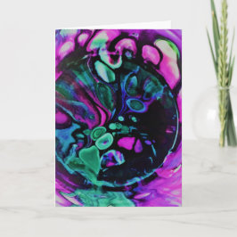 Abstracte kleurenstudie 379, kaart