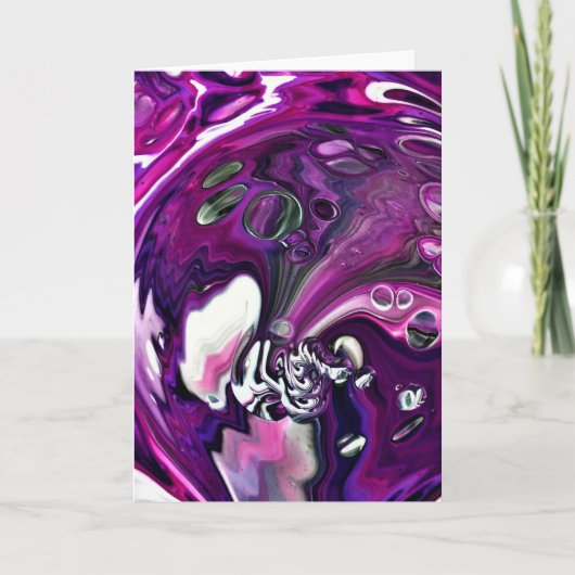 Abstracte kleurenstudie 380, kaart (Voorkant)